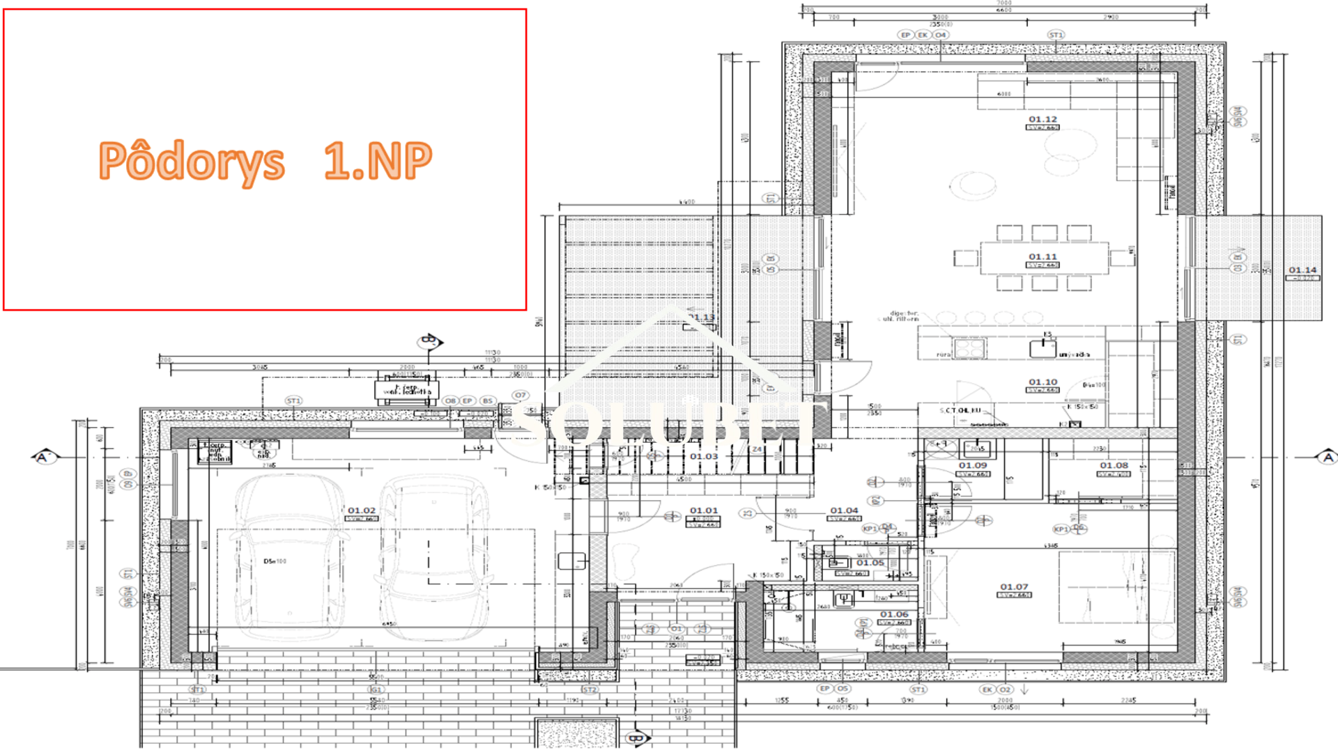 Novostavba – rodinný dom, 5 izby, 2NP, garáž, veľká terasa